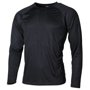 Camiseta térmica, L/Larga, Ligera, Negra, Talla L