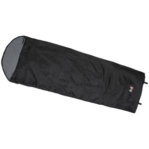 Saco de dormir FOX Outdoor, Extralight, Negro, Rectangular
