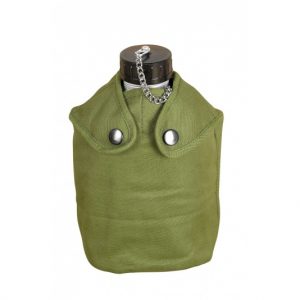 Cantimplora SAVANNAH, Aluminio, Funda Verde Oliva