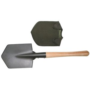 Pala SAVANNAH, Plegable, Mango madera, Funda nylon