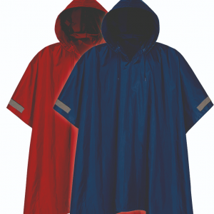 Poncho FRENDO, Poliester, Azul, (132 x 102 cm), Talla única