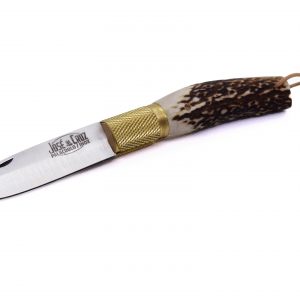 Navaja JOSE da CRUZ, Planalto, Inox, Asta de Ciervo, 8,5 cm 75563