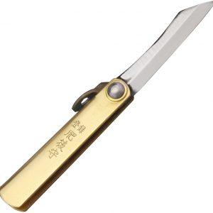 Navaja HIGONOKAMI, Nagao, Bean, 5,5 cm, Latón