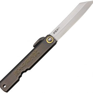 Navaja HIGONOKAMI, Nagao, Ao-Kami Yasuki Forjado, 10 cm, Negra