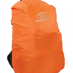 Cubre mochilas HIGHLANDER, Medida M (40 a 50 Ltrs.) Naranja