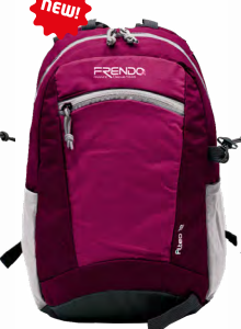 Mochila FRENDO, Alteo, 12 Ltr. color Amarena
