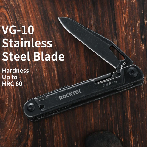 Multiuso, ROCKTOL el GEN-R Lite ,15 en 1 acabado negro lavado a la piedra con funda - Image 4