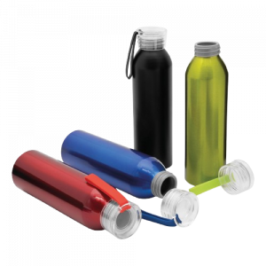 Botella SAVANNAH, Looped, 0,65 ltr, Aluminio rosca platisco